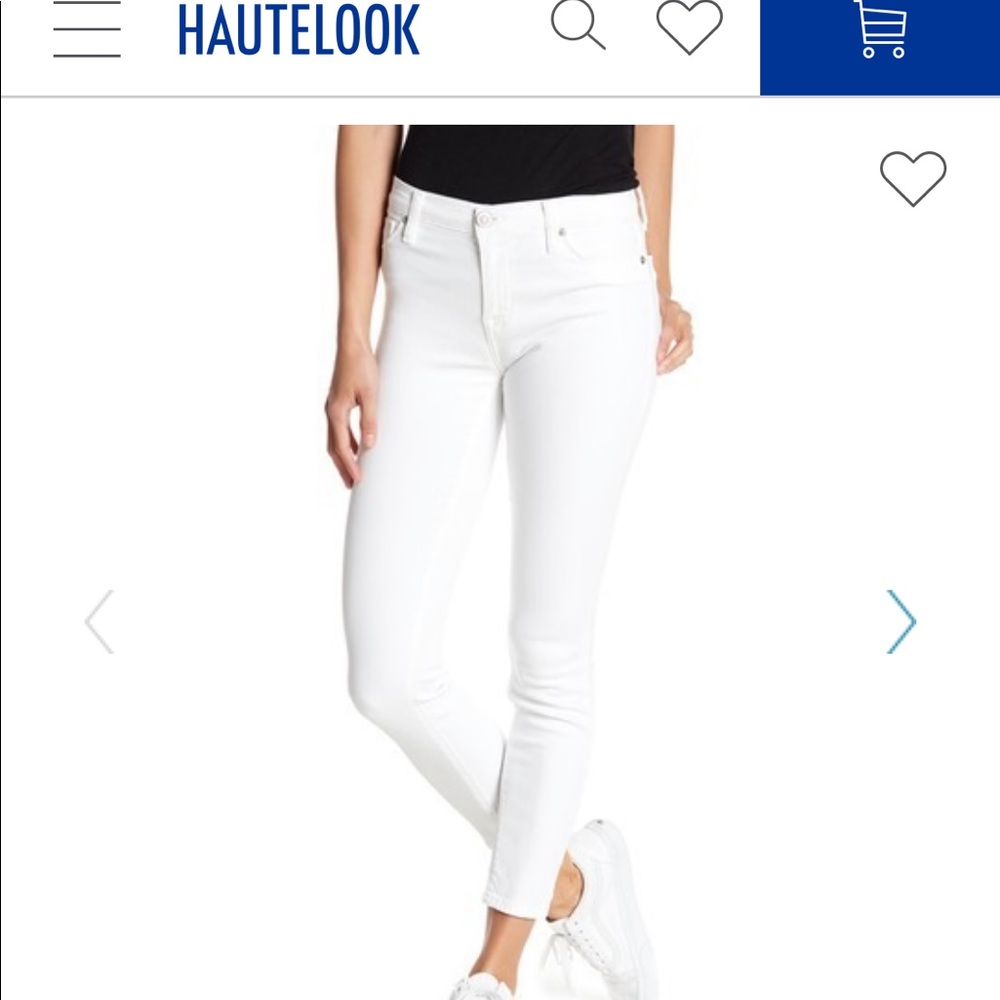 Hudson Natalie mid rise ankle jeans